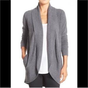 Barefoot Dreams CozyChic Lite Open Front Cardigan Charcoal | XS/S